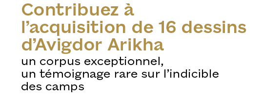 Contribuez à  l’acquisition de 16 dessins  d’Avigdor Arikha 